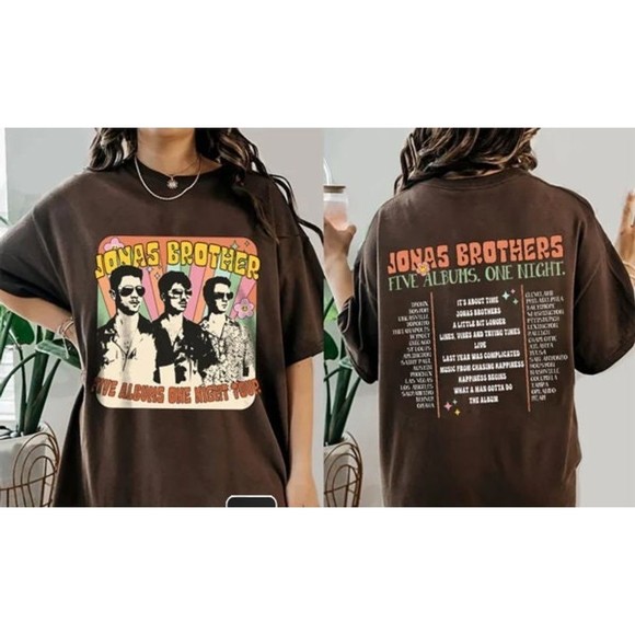 Gildan Other - Retro Jonas Brothers 2 Sided Shirt Nick Joe Kevin Jonas Tour Shirt